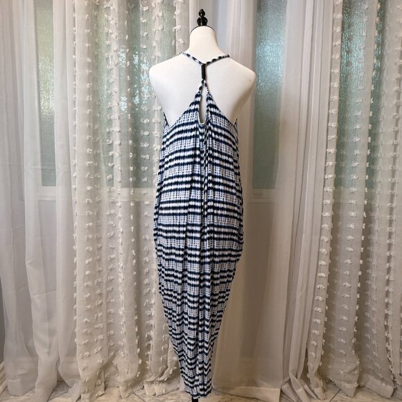 Comfy Stylish Stretch-Knit Tie-Dye Cover-Up Vacation Lounge Dress - Picture 7 of 11